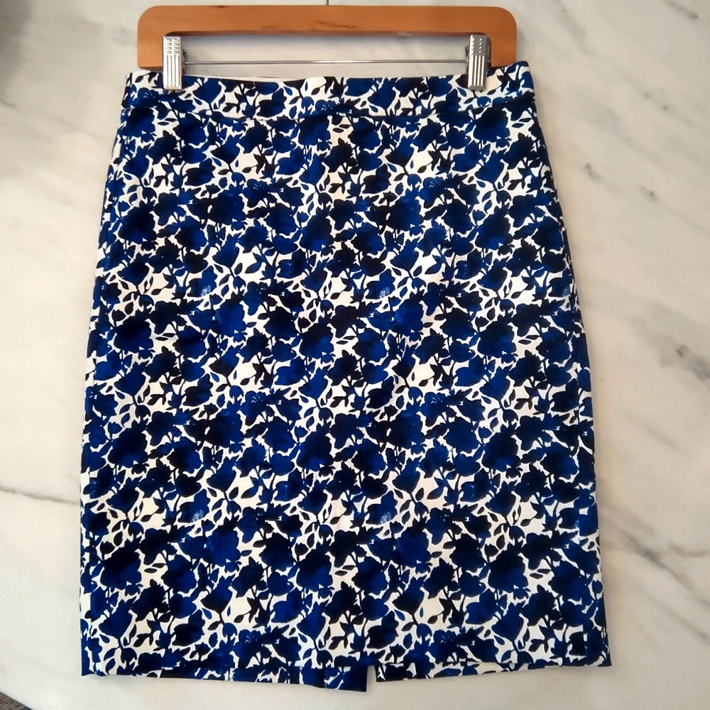 J Crew floral pencil skirt 4